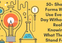 50+ Short Forms We Use Every Day Without Really Knowing What They Stand For 50+ Short Forms We Use Every Day Without Really Knowing What They Stand For