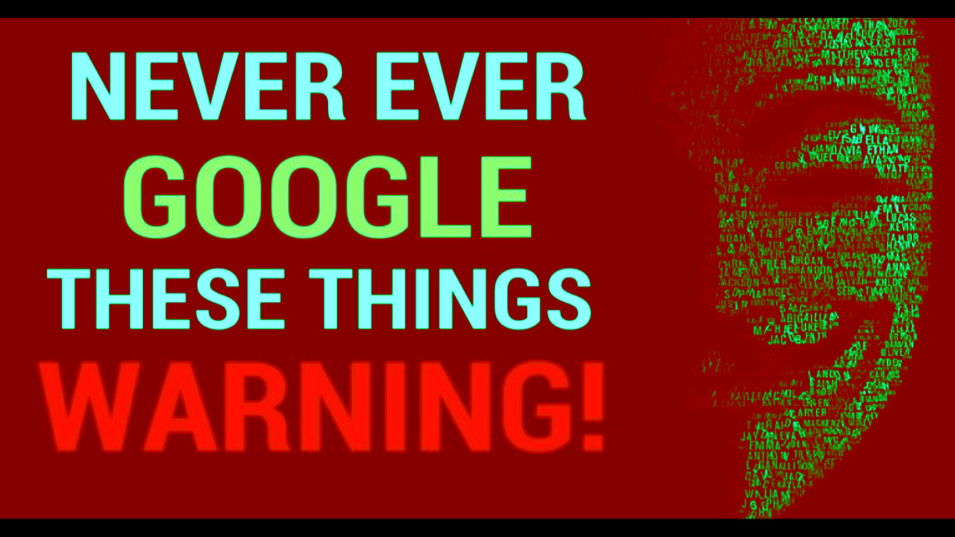5 things you shouldn't search on google,