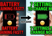 Stop Charging Your Phone Twice a Day: Change These 7 Settings Now Why Is Your Phone Battery Draining So Fast? The 2025 Fix Guide