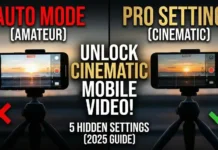 5 Secret Camera Settings for Viral Reels & Cinematic Vlogs (2025)