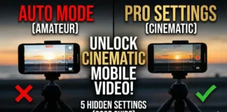 5 Secret Camera Settings for Viral Reels & Cinematic Vlogs (2025)