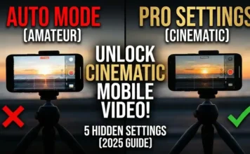 5 Secret Camera Settings for Viral Reels & Cinematic Vlogs (2025)