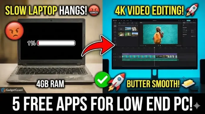 Edit Like a Pro on a Potato PC: 5 Best Free Software (No Watermark)