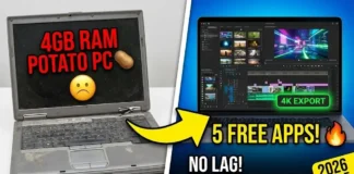Top 5 Free Video Editing Apps for PC (Windows) – 2026 Lightweight Software Edit Like a Pro on a Potato PC 5 Best Free Software (No Watermark)