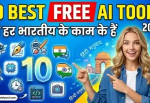 10 Best Free AI Tools 2026 Jo Har Indian Ke Kaam Ke Hain 10 Best Free AI Tools 2026 - Tested & Ranked for Indians