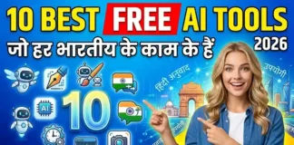 10 Best Free AI Tools 2026 Jo Har Indian Ke Kaam Ke Hain 10 Best Free AI Tools 2026 - Tested & Ranked for Indians