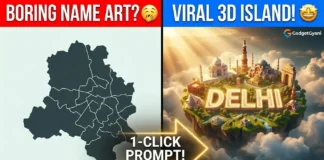 Viral 3D Floating Island & City Name Art (Copy Paste) A highly detailed 3D floating island in the sky with a city landscape and a custom name carved into the terrain, generated using Gadget Gyani AI Prompts.