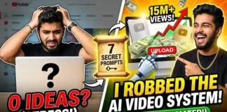 7 AI Prompts for YouTube Automation: Zero to Viral Video System A dashboard showing the 7 AI prompts for YouTube automation using Google NotebookLM to generate viral scripts