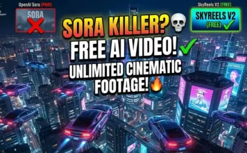 Free VEO 3, Higgsfield Alternative AI Video Generator: How to Use SkyReels V2 | Gadget Gyani AI Tools A cinematic AI-generated video showing the power of SkyReels V2, the best free Sora alternative and open source AI video generator.