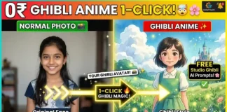 Studio Ghibli AI Photo Generator: Convert Your Photo to Anime Free | Gadget Gyani Free Studio Ghibli AI photo generator converting a real photo into magical anime style.