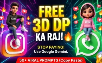 Stop Paying for Midjourney! 27+ Free Gemini AI Photo Prompts for Viral DPs Create 3D Social Media DP for Free Best Gemini AI Photo Prompts