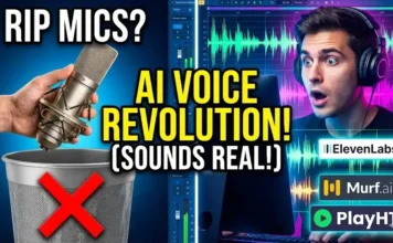 5 Best AI Voice Generators for Realistic Text-to-Speech | ElevenLabs vs Murf vs PlayHT Comparison of AI voice quality between ElevenLabs and Murf AI for YouTube videos.