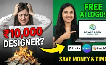 Canva vs Looka | 10 Best AI Logo Generators to Create a Brand Identity in 2026 Comparison of logo design quality between Looka and Canva for a coffee shop brand.